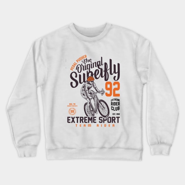 Extreme Riders Club Crewneck Sweatshirt by Z And Z